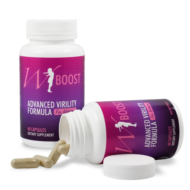 Female Libido & Test Boost - W-Boost Formulation for Women - Overall Well Being 2 Bottles - 120 Tabs