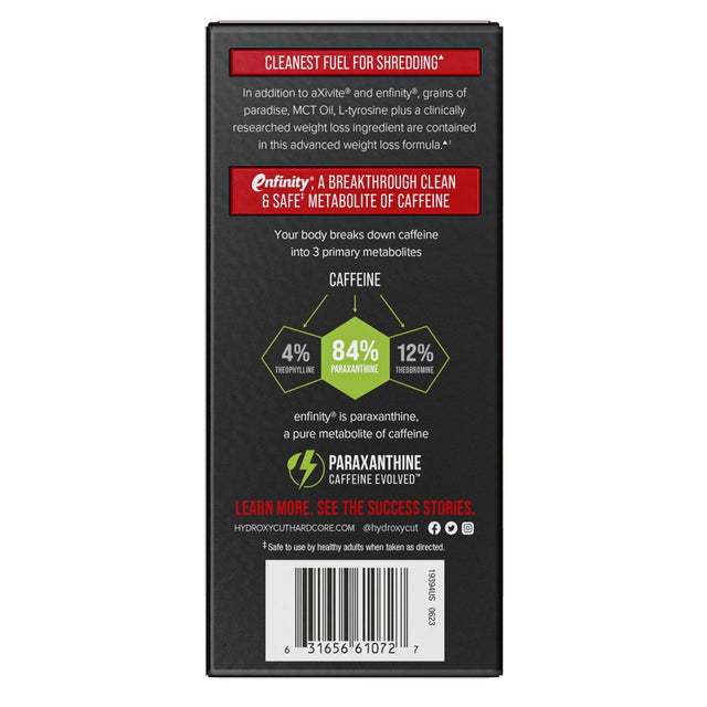 Hydroxycut Hardcore Liquid Heat Weight Loss Supplement Pills, Thermogenic Supplement, 60 Ct