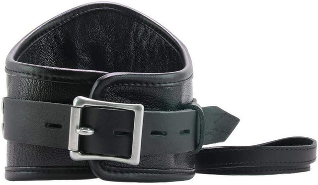 Isabella Sinclaire Leather Posture Collar with Leash