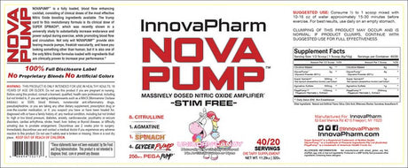 Innovapharm Novapump Nitric Oxide Amplifier (Unicorn Candy)