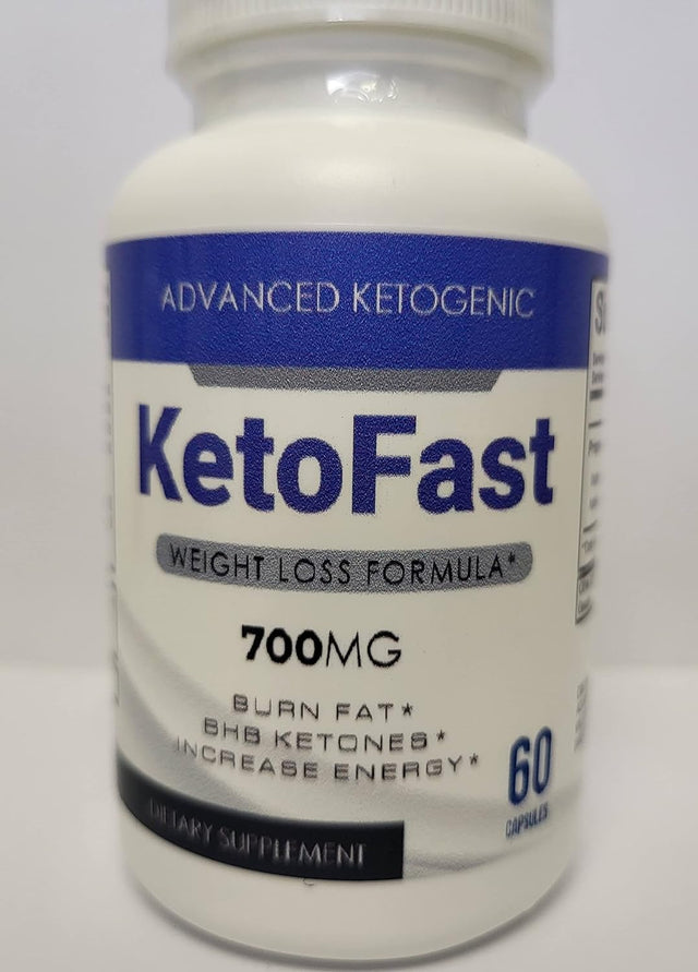 (Official) Keto Fast 700, Strong Advanced Formula, 1300Mg, Made in the USA, (2 Bottle Pack), 60 Day Supply