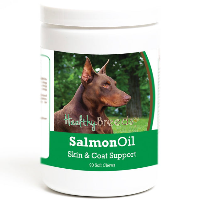 Healthy Breeds Doberman Pinscher Salmon Oil Soft Chews 90 Count