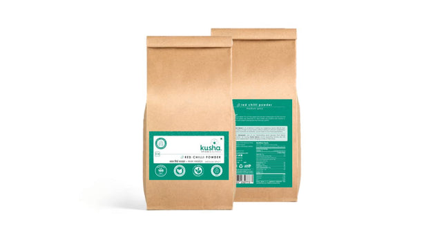 Kusha Spices & Blends Red Chilli Powder Medium Spicy 100% Natural Finely Ground