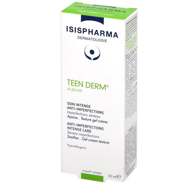 Isis Pharma TEEN DERM Alpha Pure Cream 30 Ml