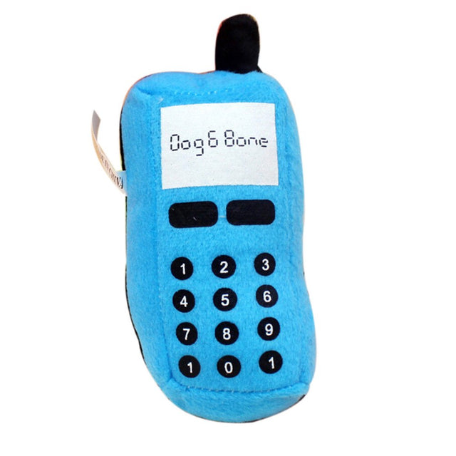 Black and Friday Deals Blueek Colorful Pet Puppy Dogs Chew Toys Cute Phone Shape Play Squeaky Sound Plush Toys