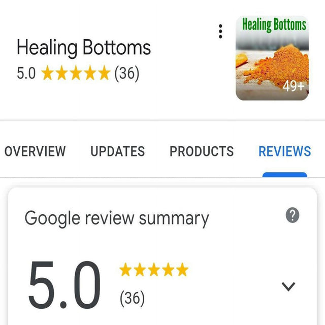 Healing Bottoms Witch Hazel Wipes, 1St Aid Fisure, Hemorrhoid, Vaginal Treatment W/ Coconut