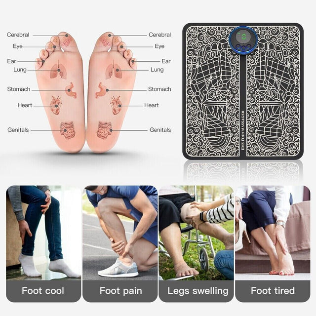 Foot Massager for Neuropathy Circulation Deep Kneading Muscle Pain Relax Machine