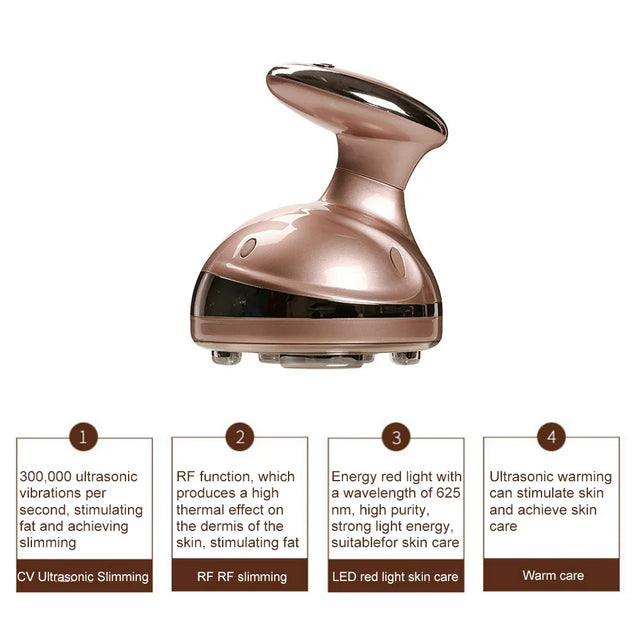 LED Cavitation RF Body Machine Fat Burner RF Radio Frequency anti Cellulite Lipo Massager