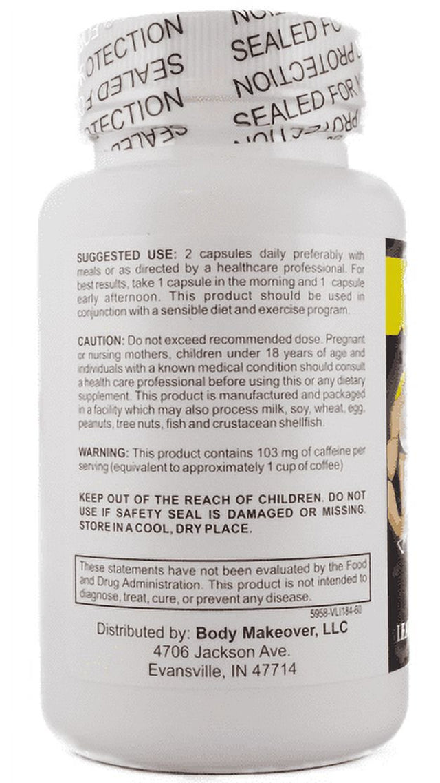 Lean 180 | Best Weight Loss Supplement | Get Lean, Burn Body and Belly Fat | Break through Plateaus | 100% All Natural Formula | Fast Results (60 Capsules)