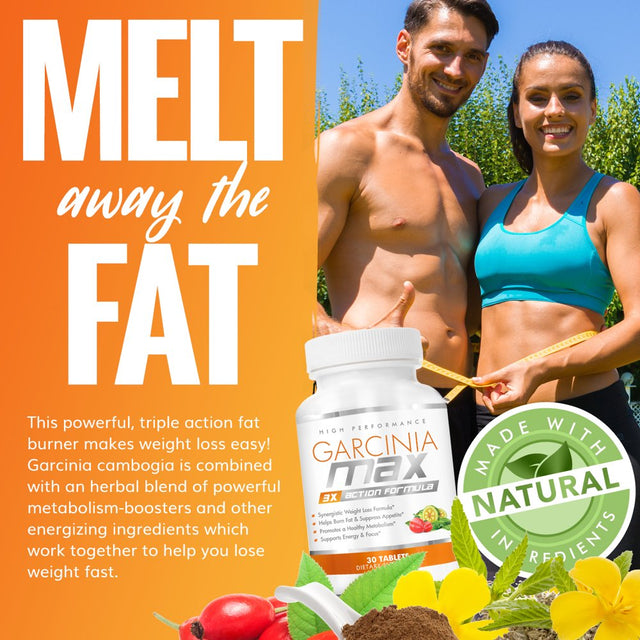Garcinia Max - 3X Action Weight Loss Formula (30 Servings)