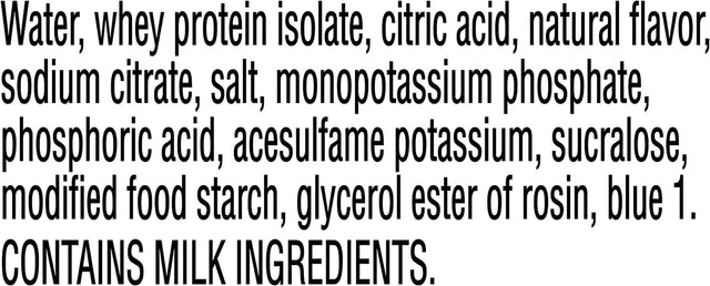 Gatorade Zero with Protein, 10G Whey Protein Isolate, Zero Sugar, Vegetarian, Liquid Electrolytes, Cool Blue, 16.9 Fl Oz Bottle, 12 Pack