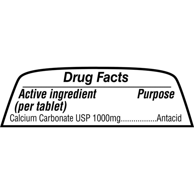 Equate Ultra Strength Antacid Tablets, Tropical Fruit, Twin Pack, 160 Count