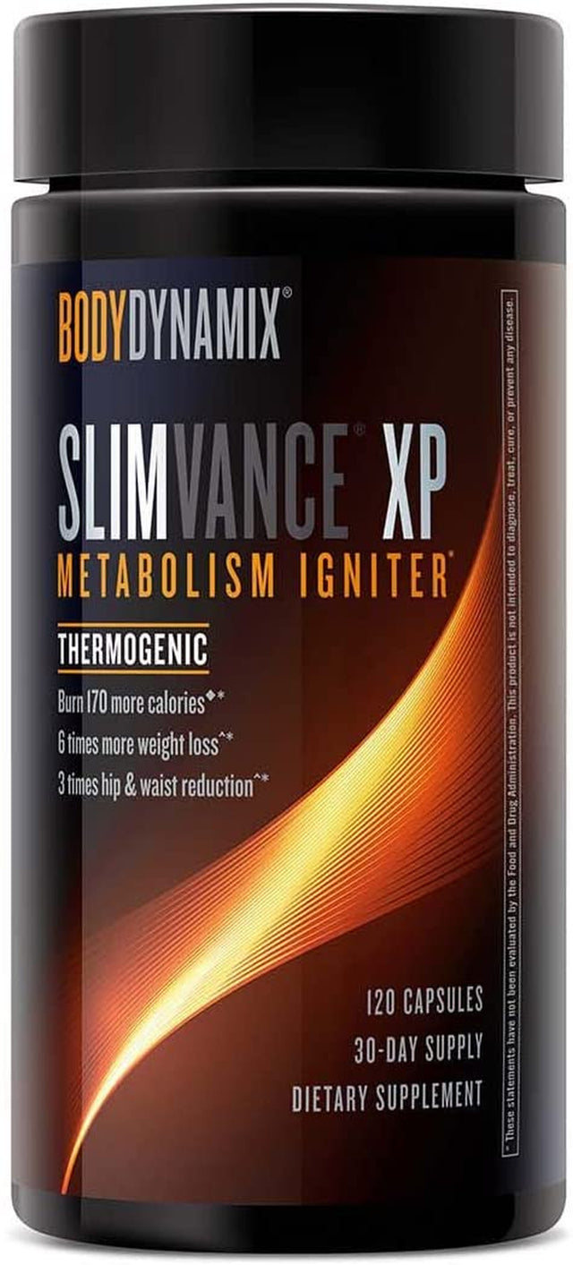 Slimvance XP Thermogenic Supplements | Supports Weight Loss and Fat Burning Goals | Energy and Mebolism Boost Formula | 120 Capsules