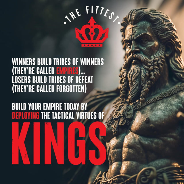 King — Supports Manhood, Alpha Virility, Testosterone and “Top King” Status… Loaded W/Testicle, Liver, Bone Marrow and Heart… “Strength Makes All Other Values Possible” | the Fittest