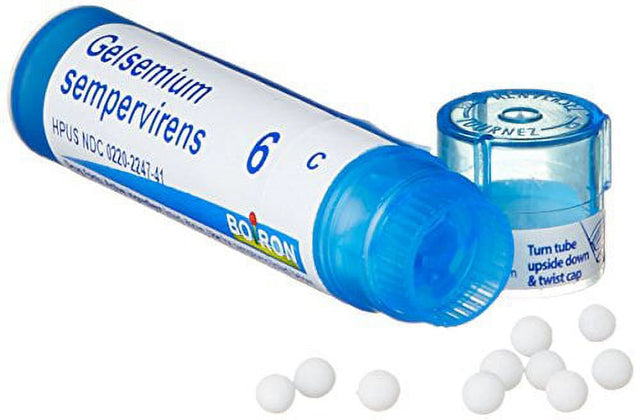 Boiron Gelsemium Sempervirens 6C (Pack of 5) , Homeopathic Medicine for Stage Fright, Apprehension and Fever