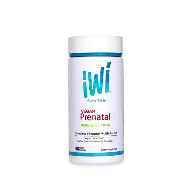 Iwi Algae-Based Vegan Prenatal with DHA, 30 Ct
