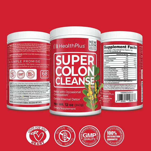 Health plus Super Colon Cleanse - 12 Oz