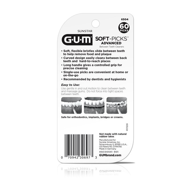 GUM Soft-Picks Advanced 60 Count