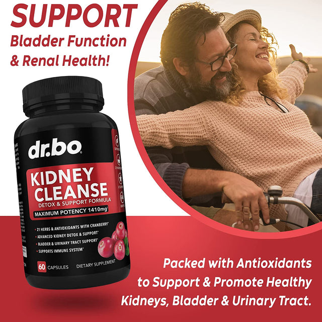 Kidney, Liver & Colon Cleanse Detox Support Supplement - Natural Bowel Cleanser Pills for Intestinal Bloating & Daily Constipation Relief - Help Bladder Control, Urinary Tract & Gallbladder Health