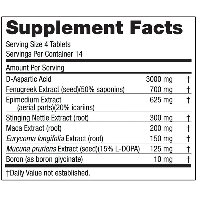 Nugenix Ultimate Testosterone Supplement Tablets, Advanced Free Testosterone Complex 100Ct