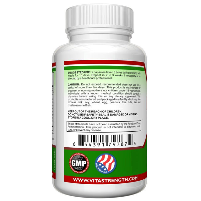 Premium Parasite Cleanse - Intestine Detox with Black Walnut, Wormwood Powder & More - Eliminate Parasites, Pinworms & Other Intestinal Worms