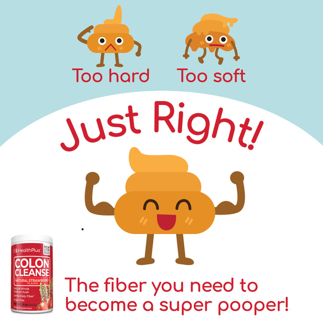 Health plus Colon Cleanse, Strawberry Flavor, 9 Ounces, 36 Servings