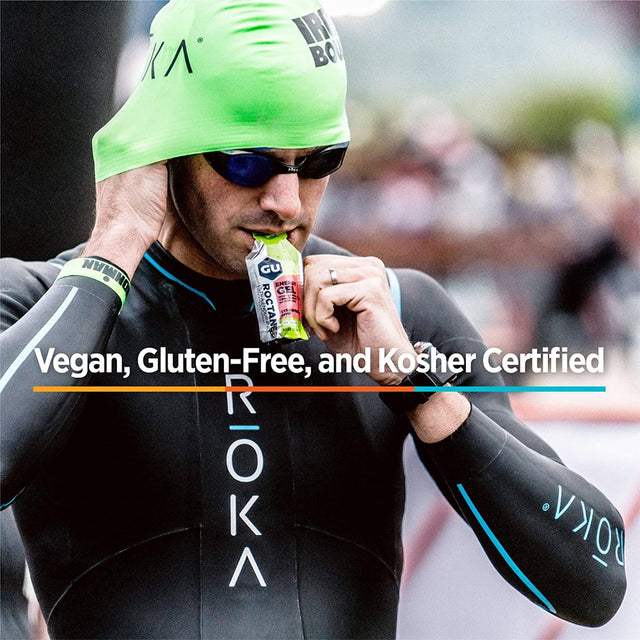 Gu Energy Roctane Ultra Endurance Energy Gel, Assorted Flavors, 24-Count