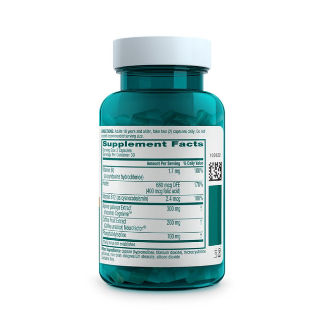 Neuriva Ultra Brain Health Supplement, Memory, Focus & Concentration Support, 60 Capsules