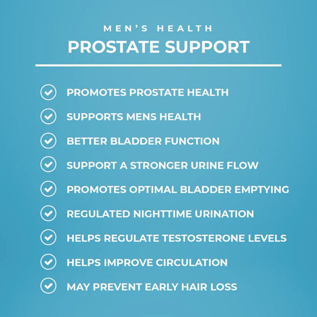Oomph Body Prostate Support Supplement for Men - 60 Capsules