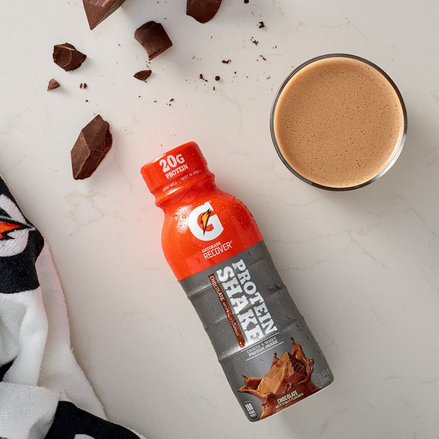 Gatorade Recover Protein Shake (12 Count) and Gatorade Whey Protein Recover Bars (12 Count)