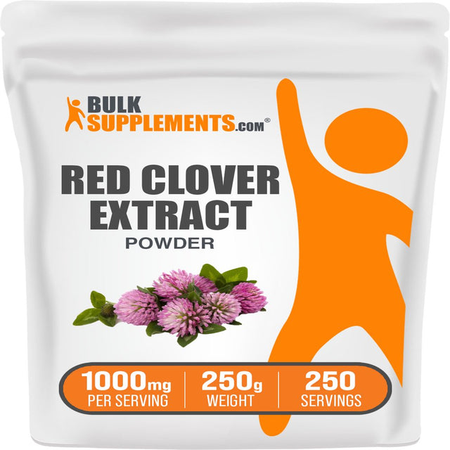Bulksupplements.Com Red Clover Extract Powder, 1000Mg - Herbal Extract - Promotes Hair Health - Bone Support (250G - 250 Servings)