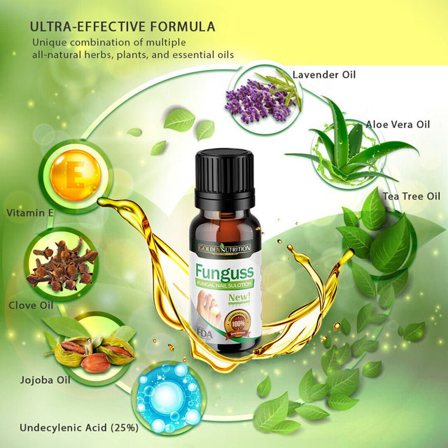 Golden Nutrition Nail Fungus Treatment, Nail Repair Solution