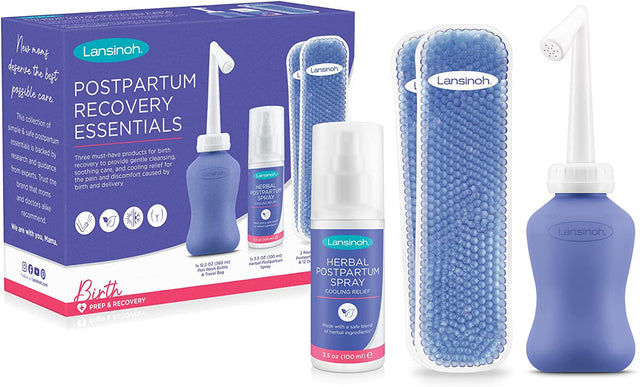 Lansinoh Postpartum Essentials Recovery Bundle, Postpartum Care Kit