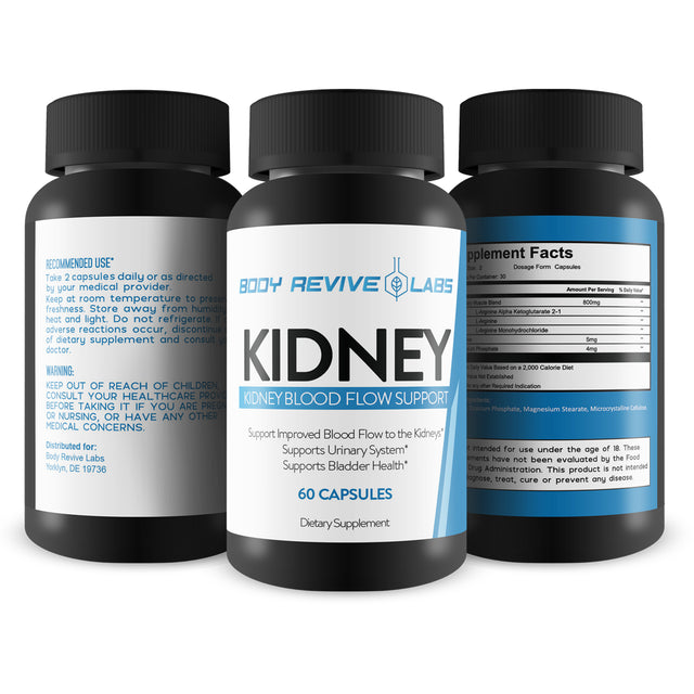 Kidney Support - Kidney Blood Flow Support - Help Support Improved Kidney Function with Improved Blood Flow - Help Enhance Cleansing - Support Overall Health - Bloodflow Support Kidney Care