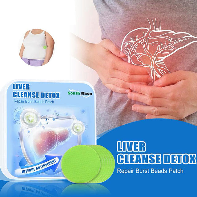 Intense Antioxidant Liver Cleanse Detox & Repair Burst Beads Patch(5 Pcs)