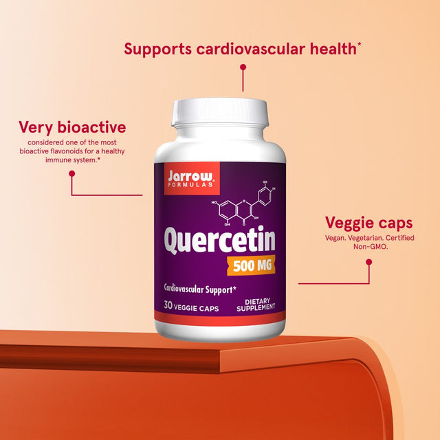 Jarrow Formulas Quercetin, 500 Mg, 30 Veggie Caps
