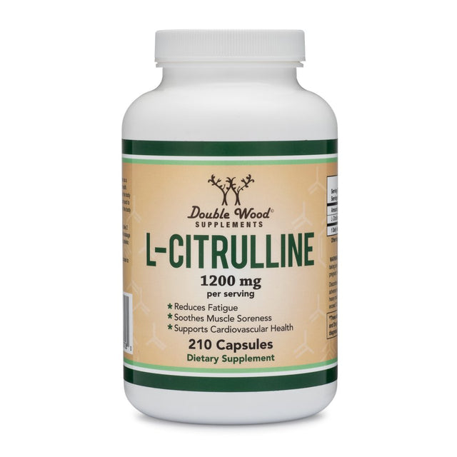 L Citrulline Capsules 1,200Mg per Serving – (L-Citrulline Increases Levels of L-Arginine and Nitric Oxide) Muscle Recovery and Soreness Supplement