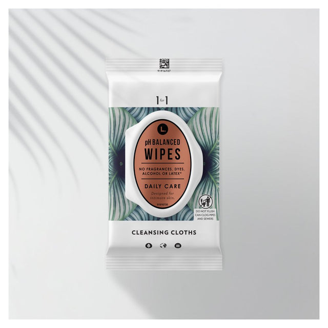 L. Fragrance Free Wipes, Ph Balanced, Hypoallergenic, 30 Count