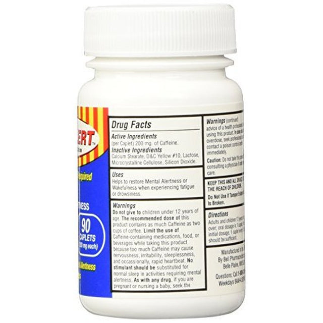 Jet-Alert Energy Stimulant Caffeine Pills, 200Mg, 90 Count