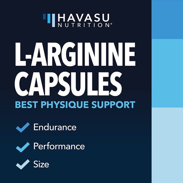 HAVASU NUTRITION L Arginine and Horny Goat Weed Bundle for Powerful Male Enhancing Supplement for Performance & Endurance Due to Increased Vascular Support