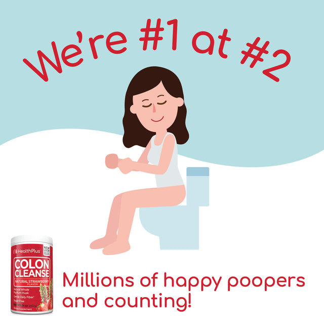 Health plus Colon Cleanse, Strawberry Flavor, 9 Ounces, 36 Servings