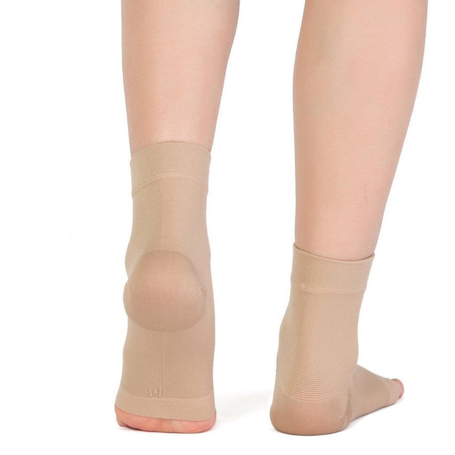 HGYCPP Ankle Compression Sleeve Open Toe Compression Socks for Swelling Plantar Fasciitis Sprain Neuropathy Foot Brace Support