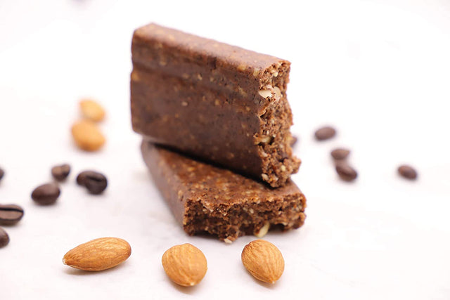 G2G Protein Bar, Almond Mocha, Real Food Ingredients, Refrigerated for Freshness, Healthy Snack, Delicious Meal Replacement, Gluten-Free, 8 Count (Pack of 8)