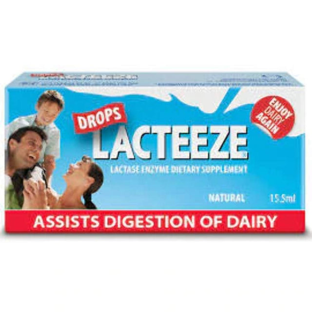 Lactase Enzyme Lacteeze Drops 15.5 Ml Liquid by Gelda Scientific