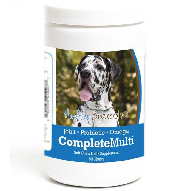 Healthy Breeds 192959010077 Great Dane All in One Multivitamin Soft Chew - 90 Count