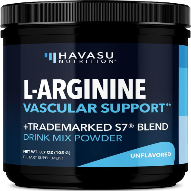 Havasu Nutrition L-Arginine Protein Builder Supplement Powder with Nitric Oxide, 3.7Oz