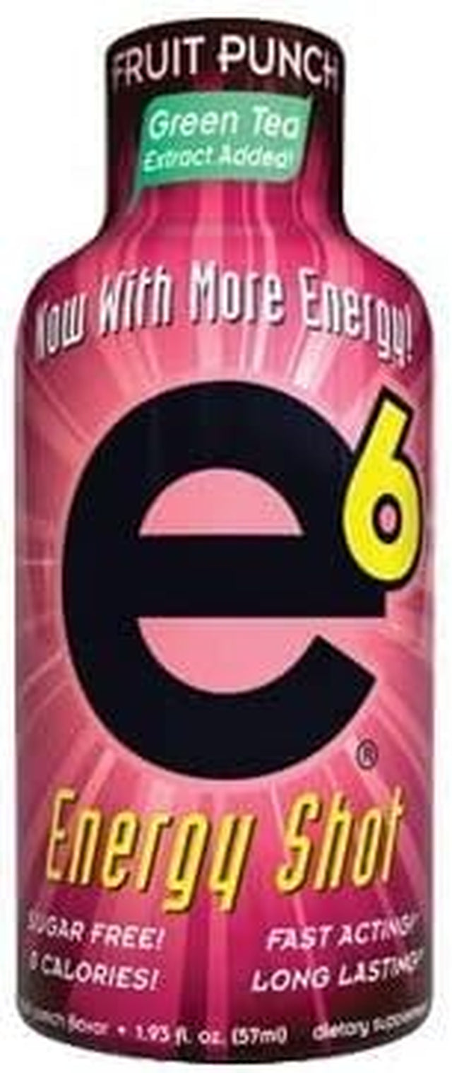 Fruit Punch Energy Shot 12 Pack Best Tasting!