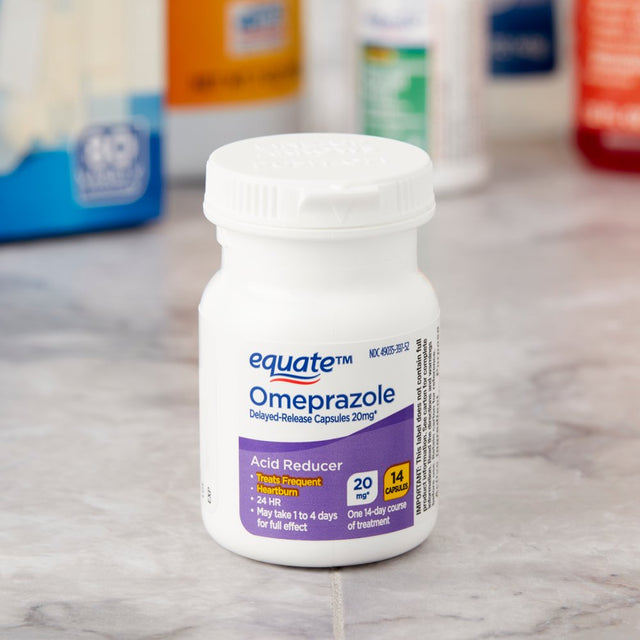 Equate Omeprazole Delayed-Release Capsules, 20 Mg, 28 Count