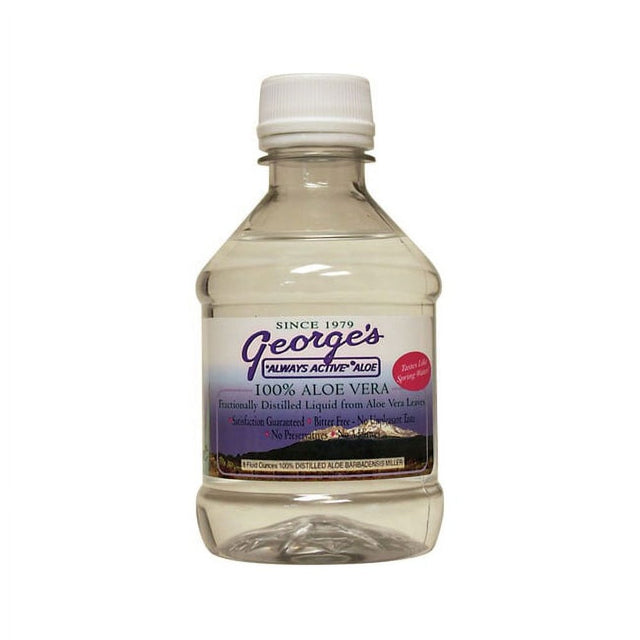 George'S Aloe - 100% Aloe Vera Liquid - 8 Fl. Oz.(Pack of 2 )