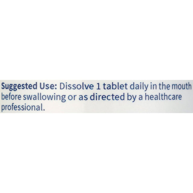 Klaire Labs Active B12-Folate - High-Potency, Fast-Dissolving Tablets